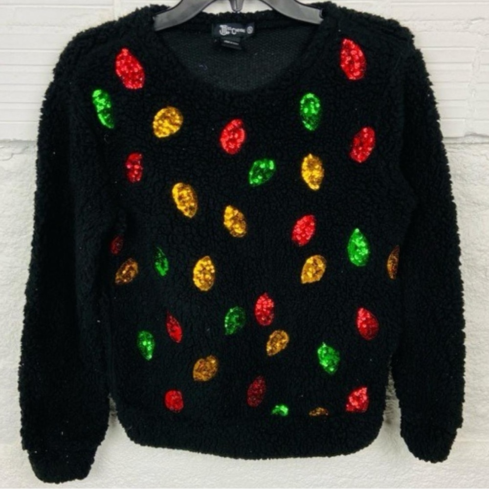 Miss Chievous Sequins Christmas Sweater